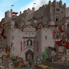 Image. A medieval-fantasy castle.